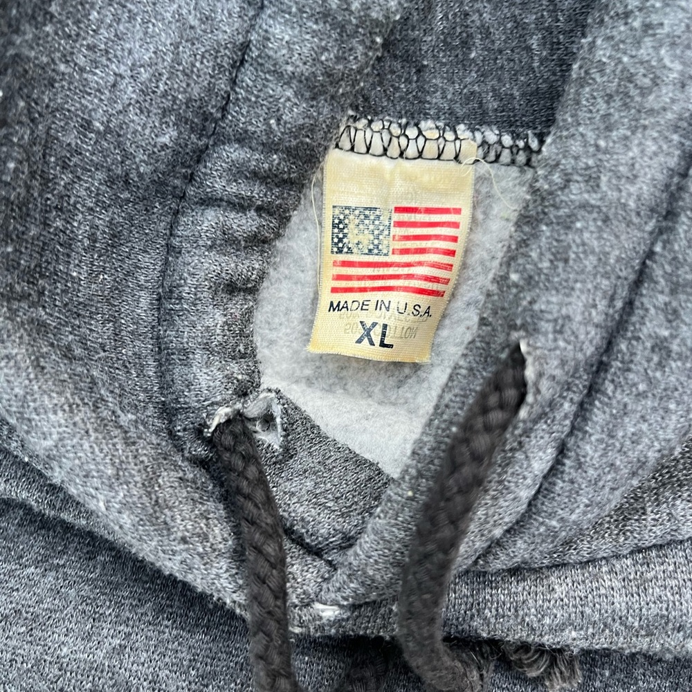 Vintage 80s Alcatraz prison hooded sweatshirt - Picture 2 of 3